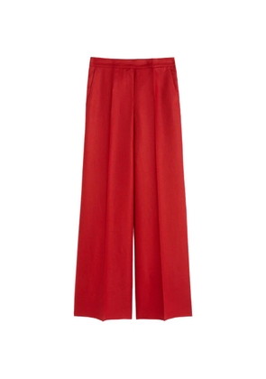 Max Mara Badesse wide-leg trousers - Red