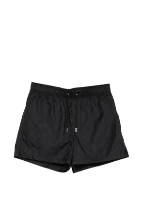 Giorgio Armani print swim shorts - Black