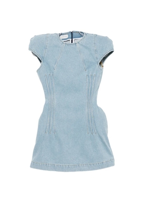 Magda Butrym panelled mini dress - Blue