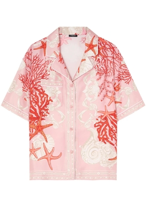 Versace Barocco Sea silk shirt - Pink