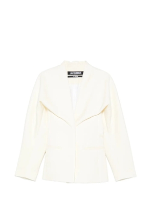Jacquemus Le Paysan shawl-collar jacket - White