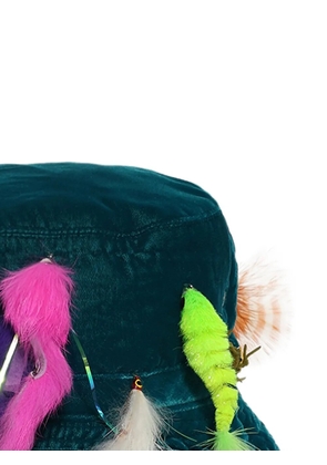 Melrose High embellished bucket hat - Blue