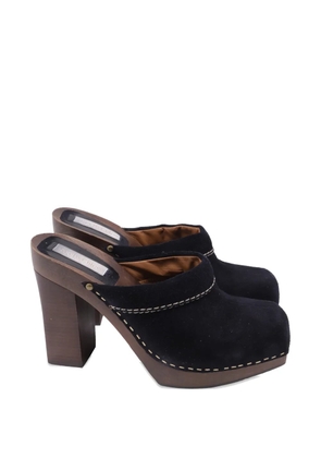 See By Chloé Vintage platform-block heel mules - Black
