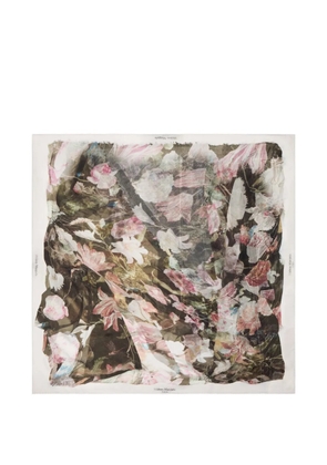 Maison Margiela floral-print scarf - Neutrals