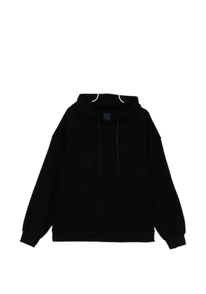 Juun.J drawstring hooded sweatshirt - Black