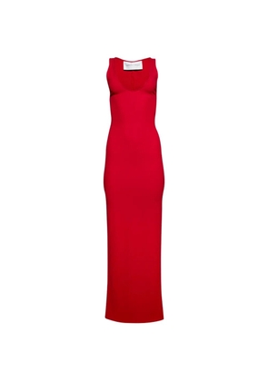 Florence & Fortitude Cameron V-neck dress - Red