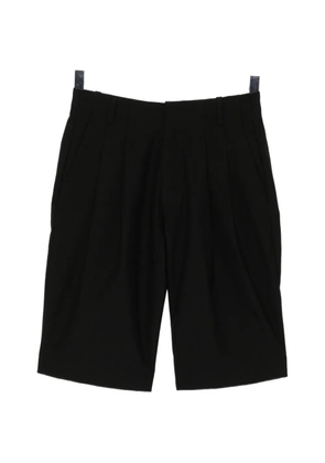Qasimi pleated tailored shorts - Black