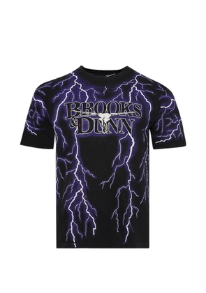 EARTHLING VIP lightning print t-shirt - Black