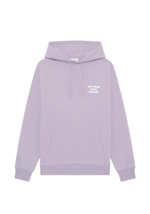 Drôle De Monsieur slogan hoodie - Purple