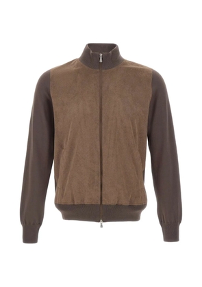 Gran Sasso perforated jacket - Brown