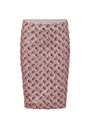 DES PHEMMES embellished skirt - Neutrals