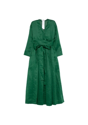 'S Max Mara Camilla V-neck tie dress - Green
