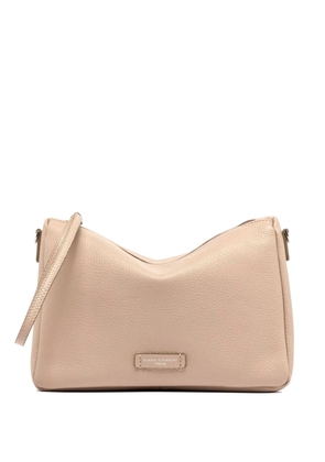 GIANNI CHIARINI hammered leather pouch bag - Neutrals