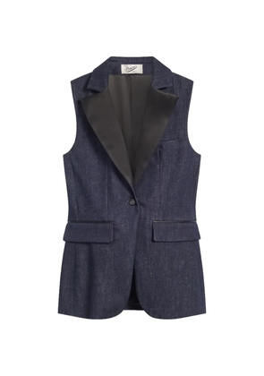 Pence lapel pocket vest - Blue