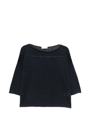 Roberto Collina boat neck jumper - Blue