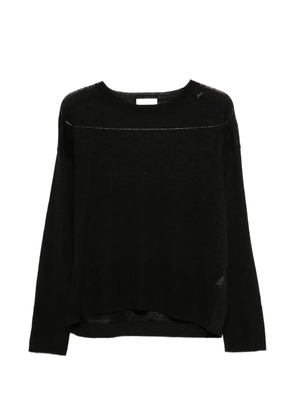 Majestic Filatures round neck sweater - Black