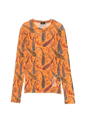 ETRO paisley-print top - Orange