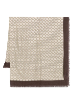 Gucci GG wool shawl - Brown