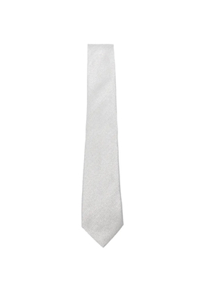 Canali textured tie - Grey