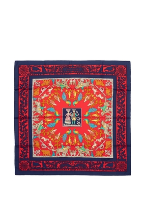 Hermès Pre-Owned silk scarf - Blue