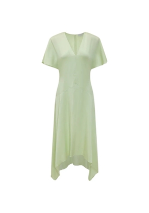 Stella McCartney satin v-neck dress - Green