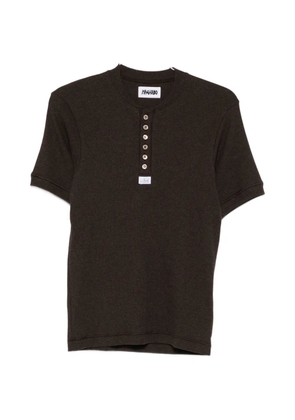 Magliano Nudo Serafino ribbed T-shirt - Brown