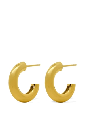 Gwen Beloti chunky tube hoop earrings - Gold