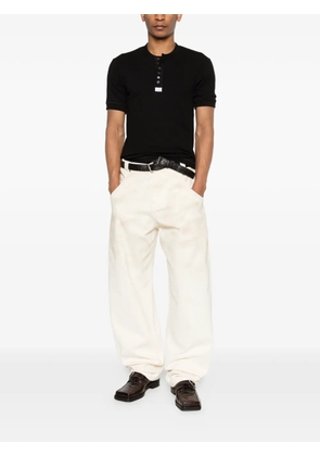 Magliano Nudo Serafino ribbed T-shirt - Black