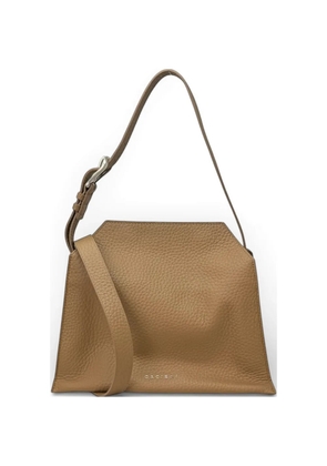 Orciani small Trinity Soft leather shoulder bag - Brown