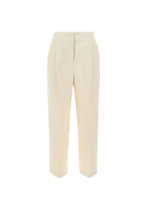 BOSS pleated straight trousers - Neutrals