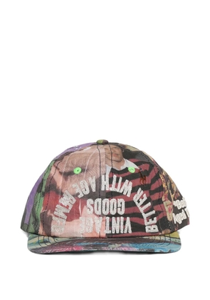 Better with Age reconstructed button hat - Red