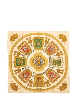 Hermès Pre-Owned printed silk scarf - Yellow