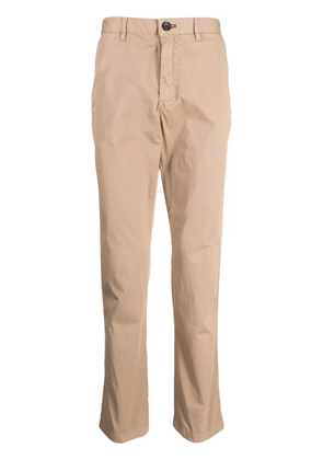 PS Paul Smith straight-leg mid-rise trousers - Brown