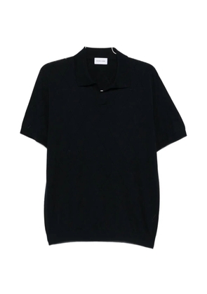 SCAGLIONE diamond short-sleeve polo shirt - Blue