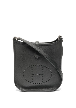 Hermès Pre-Owned 2005 TPM Evelyn perforated leather cross body bag - Black