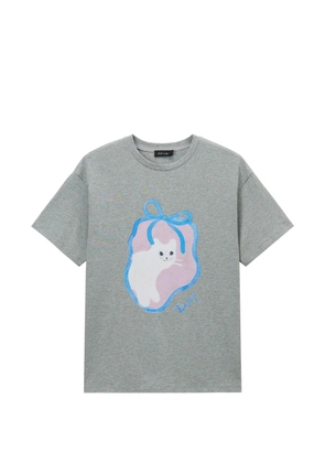 tout a coup graphic T-shirt - Grey