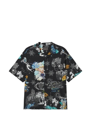 Musium Div. graphic print shirt - Black