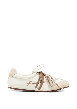 FARM Rio tassel-lace sneakers - Neutrals