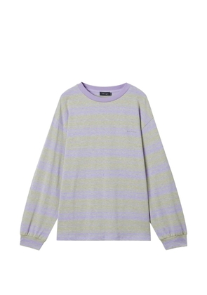 tout a coup striped long-sleeve sweatshirt - Purple