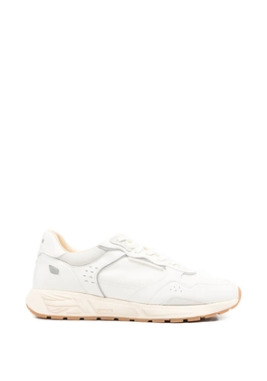 Crime London Rush perforated panel sneakers - White