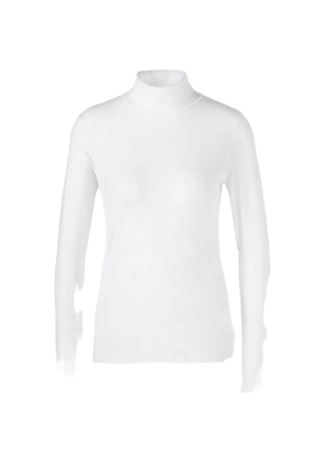 MARCCAIN roll-neck long-sleeve top - White