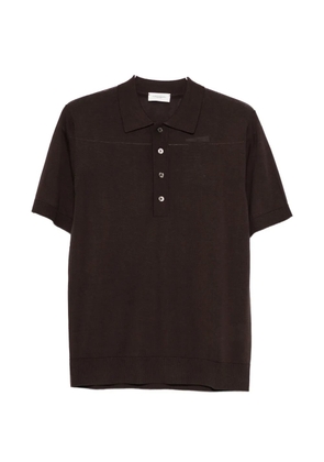 Paolo Pecora buttoned polo shirt - Brown