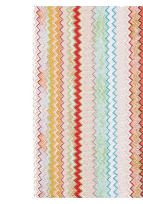 Missoni multicoloured zigzag scarf - Neutrals