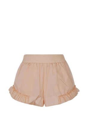 Simone Rocha frill track shorts - Neutrals