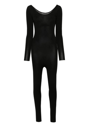 Fabiana Filippi fine-ribbed jumpsuit - Black
