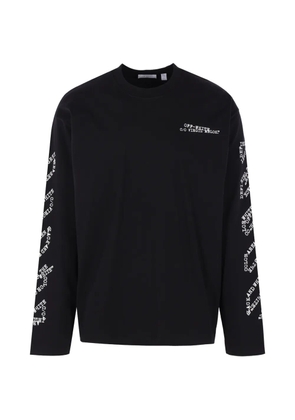 Off-White long-sleeve graphic T-shirt - Black