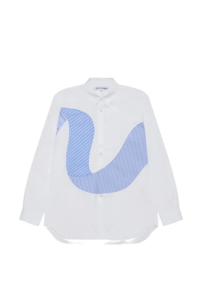 Comme Des Garçons Shirt panelled shirt - White