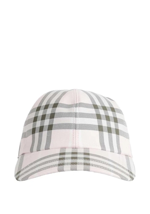 Burberry Nova Check cotton baseball cap - Pink