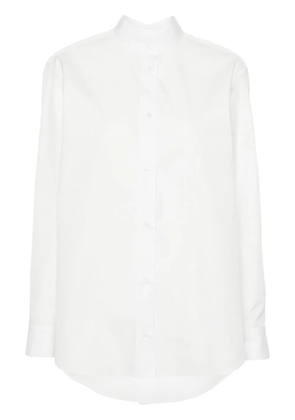 FENDI poplin cotton shirt - White