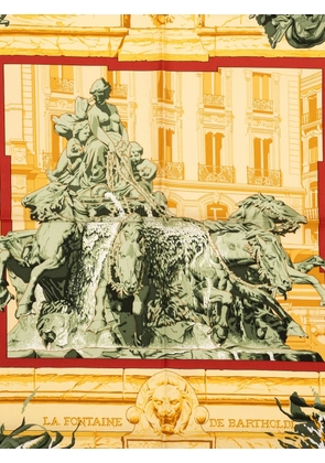 Hermès Pre-Owned La Fountain scarf - Neutrals